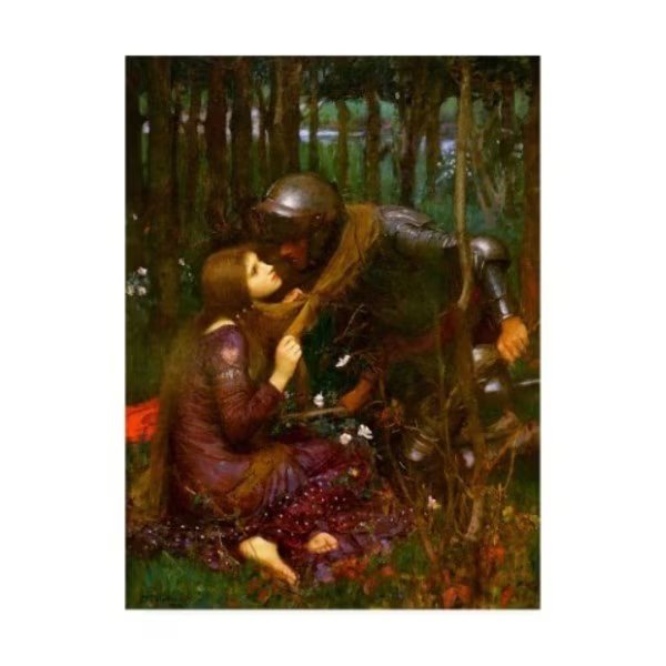 John William Waterhouse 'The Beautiful Lady without Pity, 1893' Canvas Art, 14x19, Trademark Fine Art, Mfr#: IC01630-C1419GG